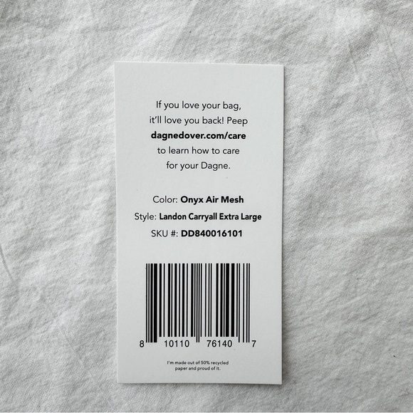 Dagne Dover Landon Carryall Extra Large Duffel Bag in Onyx Air Mesh - Picture 9 of 16